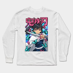 demon slayer shinobu kocho Long Sleeve T-Shirt